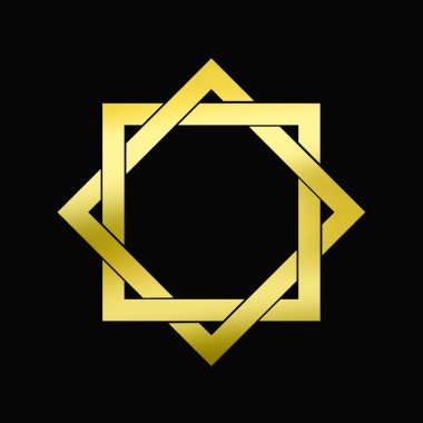 Geleneksel Japon aile arması illüstrasyonu         