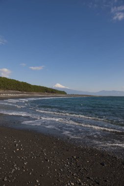 Japonya 'daki Fuji Dağı' nın tepesinden manzara