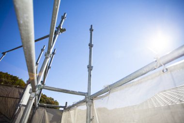 Yeni bina inşaatı. İnşaat alanı 