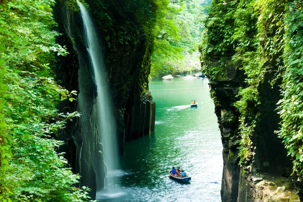 Manai Falls Shrine Japan Takachiho Gorge — Stock Photo, Image