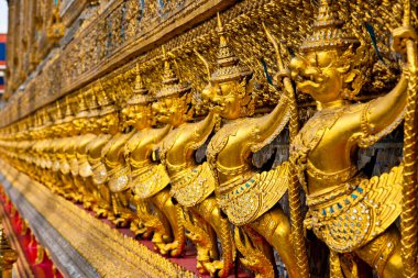 Bangkok, Tayland - 10 Aralık, 22 Aralık 15: Bangkok, Tayland 'daki büyük saray.