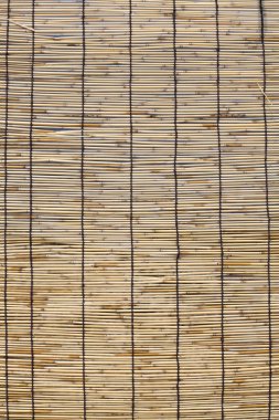 kahverengi bambu hasırı dokusu arkaplanı