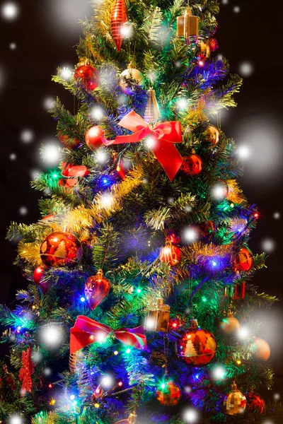Χριστουγεννιάτικο Δέντρο Χριστουγεννιάτικη Διακόσμηση — Φωτογραφία Αρχείου