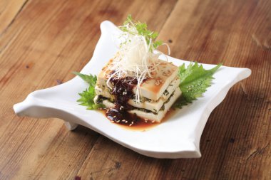 Geleneksel Japon mutfağı yakın çekim görüntüsü