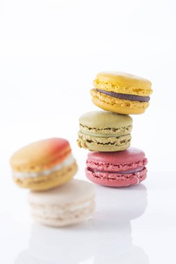 Lezzetli Makarnalar yakın görünüm 