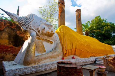 the buddha statue in the temple of thailand