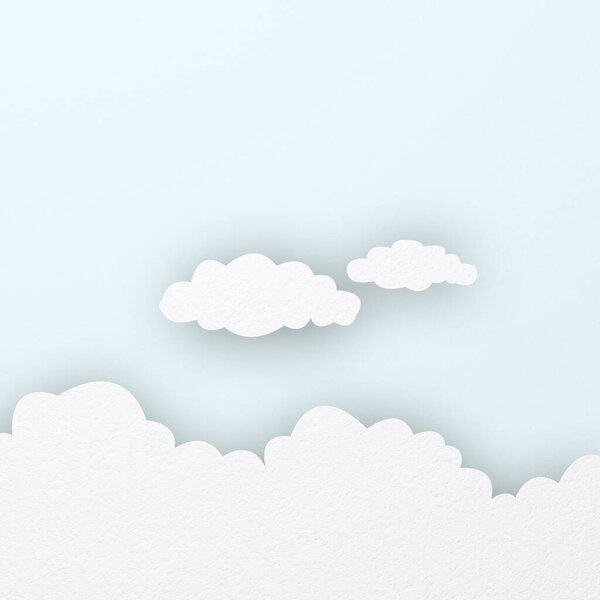 sky with clouds, illustration