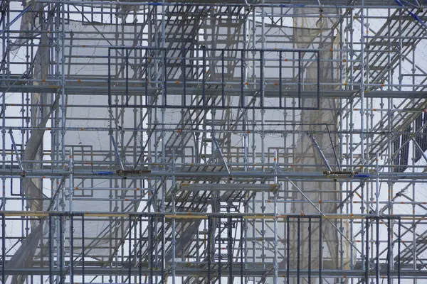 Nşaat Alanı Çelik Yapı — Stok fotoğraf