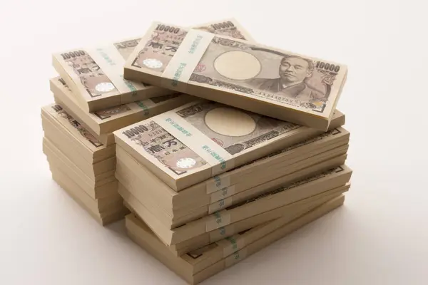 Japanese Yen Banknotes Close View — Stock Photo, Image