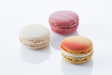 Lezzetli Makarnalar yakın görünüm 