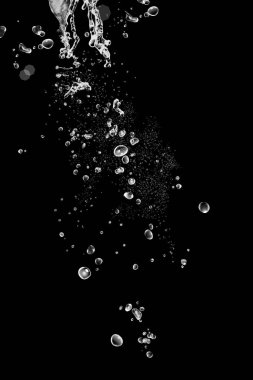 Bulanık parlak damlalar ve ışıltılar