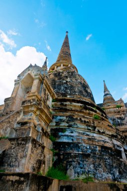 Wat Phra Si Santhe Tapınağı, Tayland 'ın Ayutthaya kentindeki ünlü tapınaklardan biridir. Ayutthaya Tarih Parkı 'ndaki tapınak, Ayutthaya, Tayland. UNESCO Dünya Mirası.