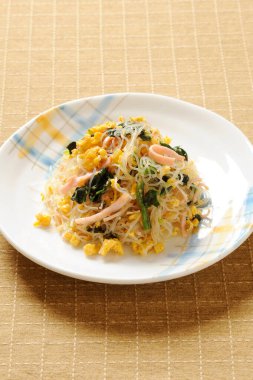 Geleneksel Japon mutfağından yakın çekim.