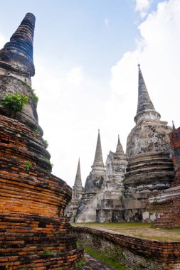 Wat Phra Si Santhe Tapınağı, Tayland 'ın Ayutthaya kentindeki ünlü tapınaklardan biridir. Ayutthaya Tarih Parkı 'ndaki tapınak, Ayutthaya, Tayland. UNESCO Dünya Mirası.