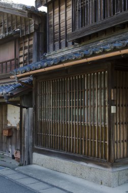 Kyoto 'daki Japon geleneksel evi.