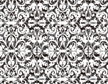 Kusursuz desen. Klasik dekoratif süs..                   