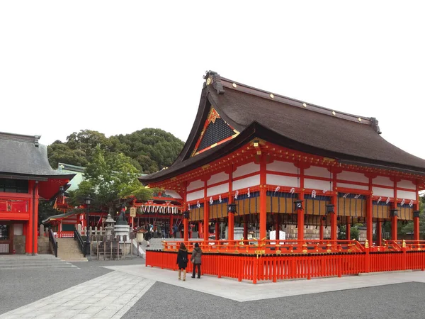 Fushimi Inari Importante Santuário Xintoísta Sul Kyoto — Fotografia de Stock