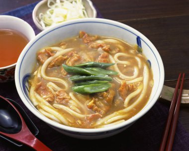 Biftekli Asya yemeği.