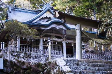 Totsukawa köyündeki güzel Tamaki Tapınağı