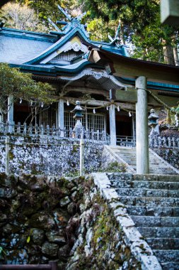 Totsukawa köyündeki güzel Tamaki Tapınağı