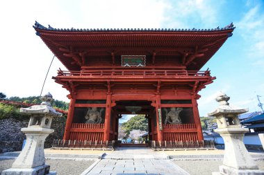 Japonya 'daki Asya tapınağının tarihi manzarası