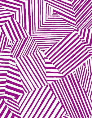 Çizgileri ve geometrik desenleri olan soyut, dikişsiz desen