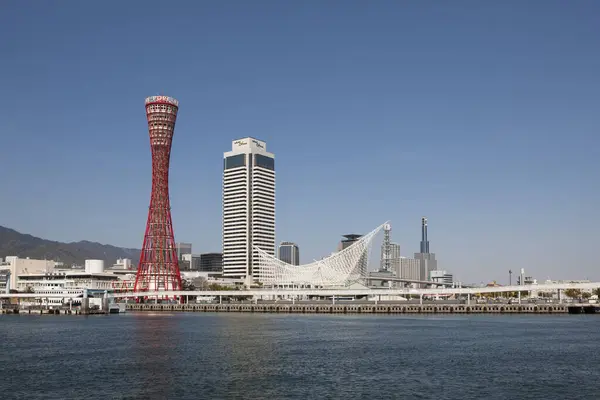 Koben Satama Kobe Tower Japani — kuvapankkivalokuva
