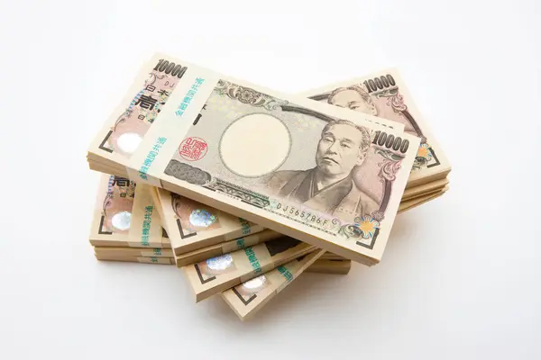 Uang Yen Jepang Latar Belakang Tutup — Stok Foto