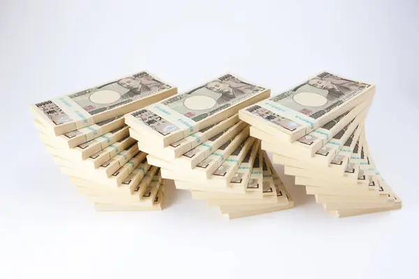 Japonês Yen Dinheiro Fundo Close — Fotografia de Stock