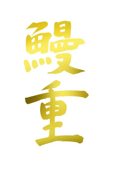 Kinesisk Kalligrafi Symboler Begrebsmæssige Billede - Stock-foto