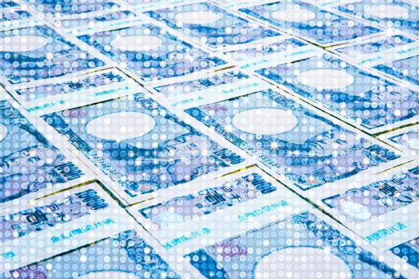 Arka Planda Japon Yen Parası Kapatın — Stok fotoğraf