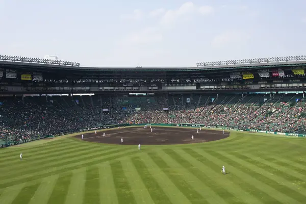 Koshien Stadium Baseball Game Hyogo Japan — Stock Photo, Image