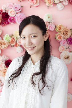 Genç Asyalı kadın portresi