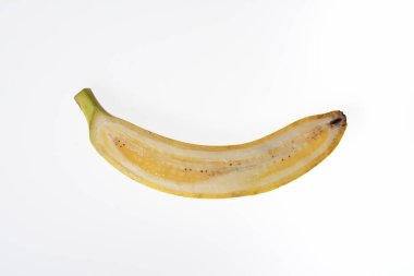 Beyaz arkaplanda muz