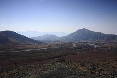 Yollu dağ manzarası 