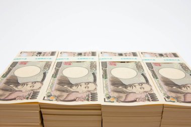 Japon para birimi, Yen banknotları yığını, finansal geçmiş 