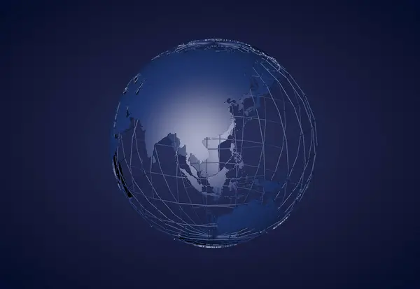 全球技术和网络 — 图库照片