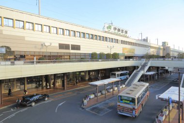 Utsunomiya Train Station, Tochigi Japan clipart