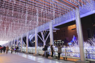 JR Tren İstasyonu Binasının Kış Işıklandırması