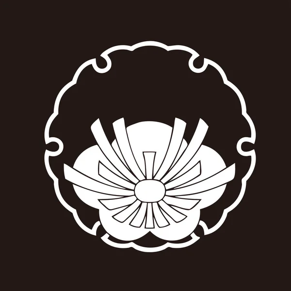 Basit çiçek tasarımı, minimalist çizim