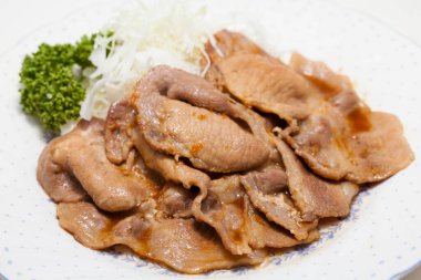 Japon usulü sebzeli et.