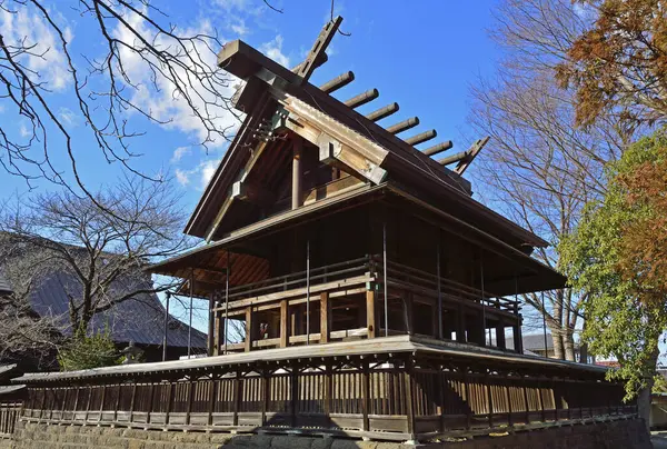 Imagem Encantadora Santuário Histórico Japonês — Fotografia de Stock