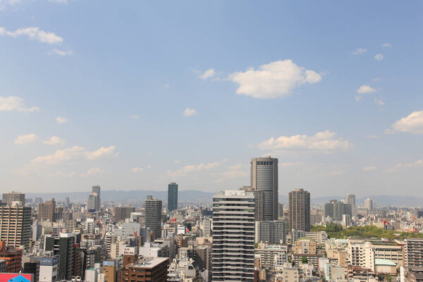 Daytime view of Tokyo city architecture, Japan