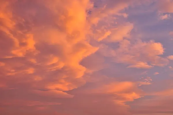 Mooie Hemel Bij Zonsondergang — Stockfoto
