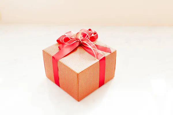 Gift Box Ribbon Background — Stock Photo, Image