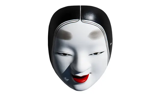 Máscara Japonesa Tradicional Para Noh Theathre — Foto de Stock