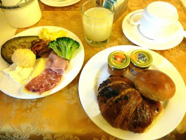 Nefis kahvaltı, yakın çekim.