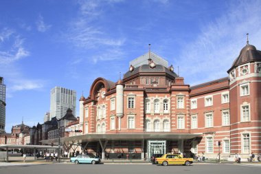 Japonya'da Tokyo istasyonu Marunouchi istasyonu binası