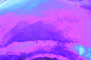 Soyut yaratıcı arka plan, kristal bir camın makro görüntüsü.             