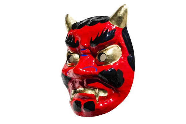 Japanese Demon Mask Background — Stock Photo, Image